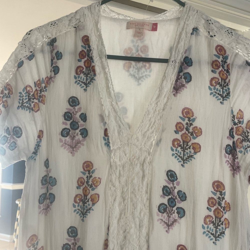 Derby Pink chicken New York dress long boho spring summer small boutique